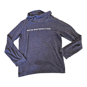 Fifth Sun XL Blue Long Sleeve Pullover Jacket